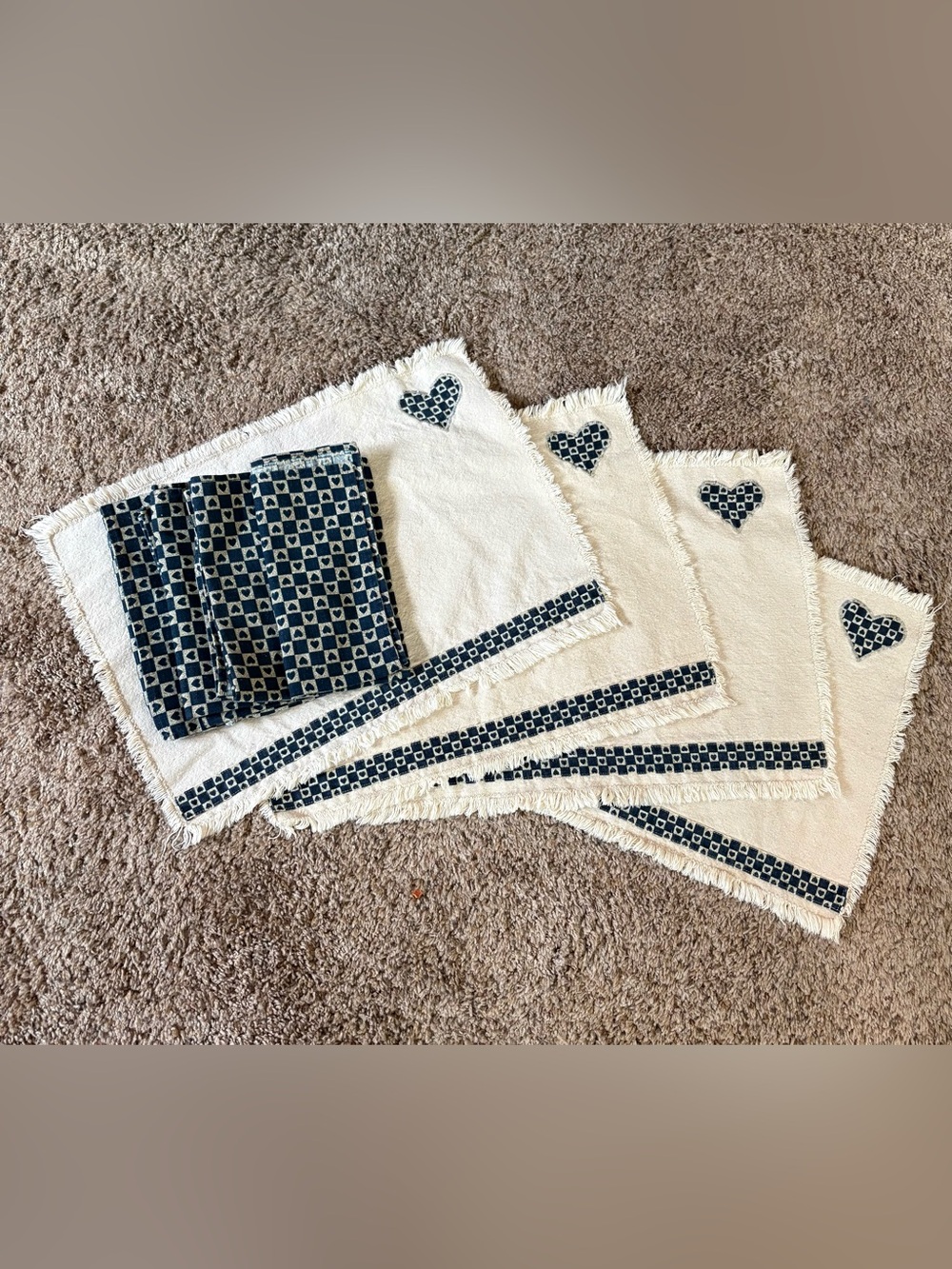 Vintage Placemats and napkins set